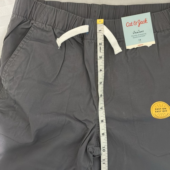 Cat & Jack straight reinforced knee, flexible drawstring, easy on easy off. - Picture 3 of 16